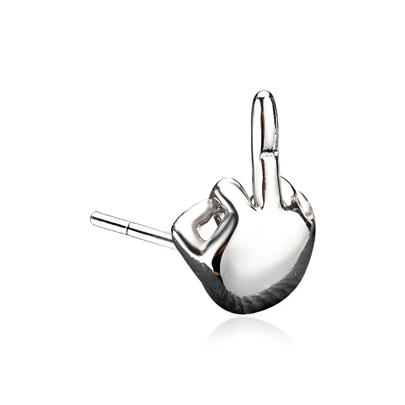 QIANFANGDAHUANGYE Высокое качество Сплав Конструкция Мода Серьги-гвоздики Унисекс