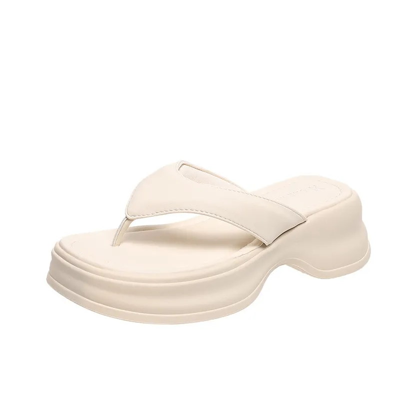 TAFN Устойчивые к истиранию Шлепанцы Женские Бежевые