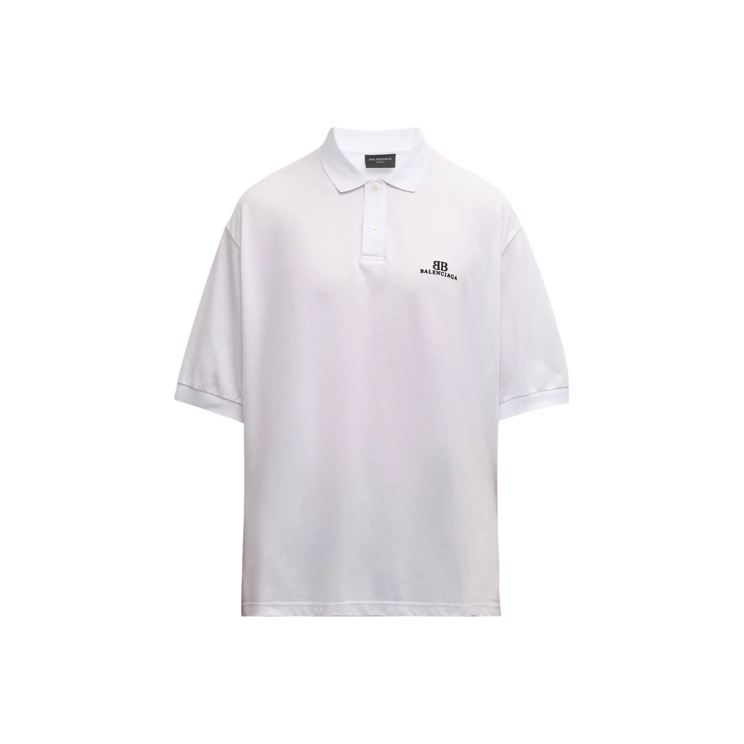 Balenciaga Men's Bb Classic Oversized Polo