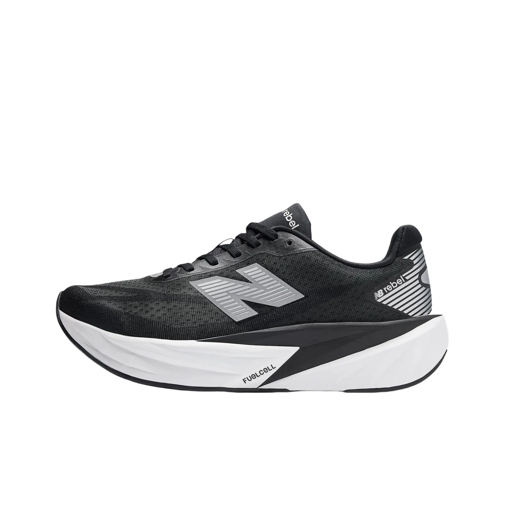 New Balance совместный бренд FuelCell Rebel v5 Аbrasion Resistant Низкий Топ Беговые кроссовки Унисекс Черный