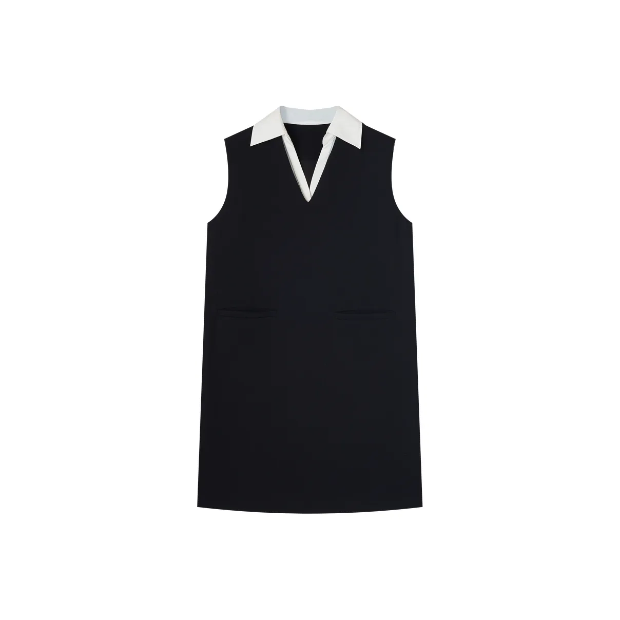 SHUXI Черные Женские Платья без рукавов