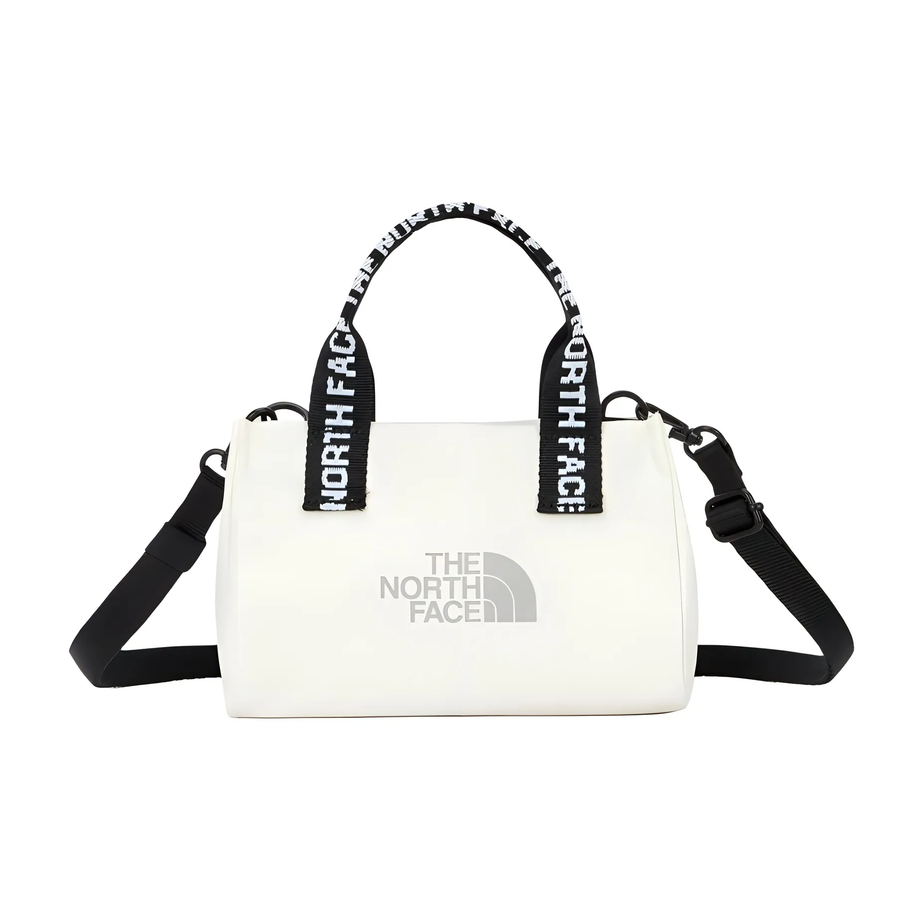 THE NORTH FACE One Shoulder Crossbody Portable Outdoor Bag Nylon Cream White Unisex