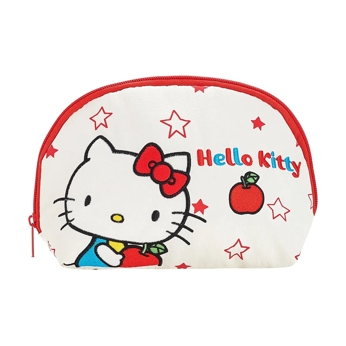 Санрио Hello Kitty Nylon Travel Хранение Сумка Женская Белая Красная