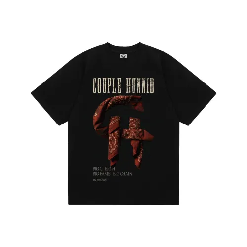 Couple Hinnid SS25 Черный Унисекс T Рубашки