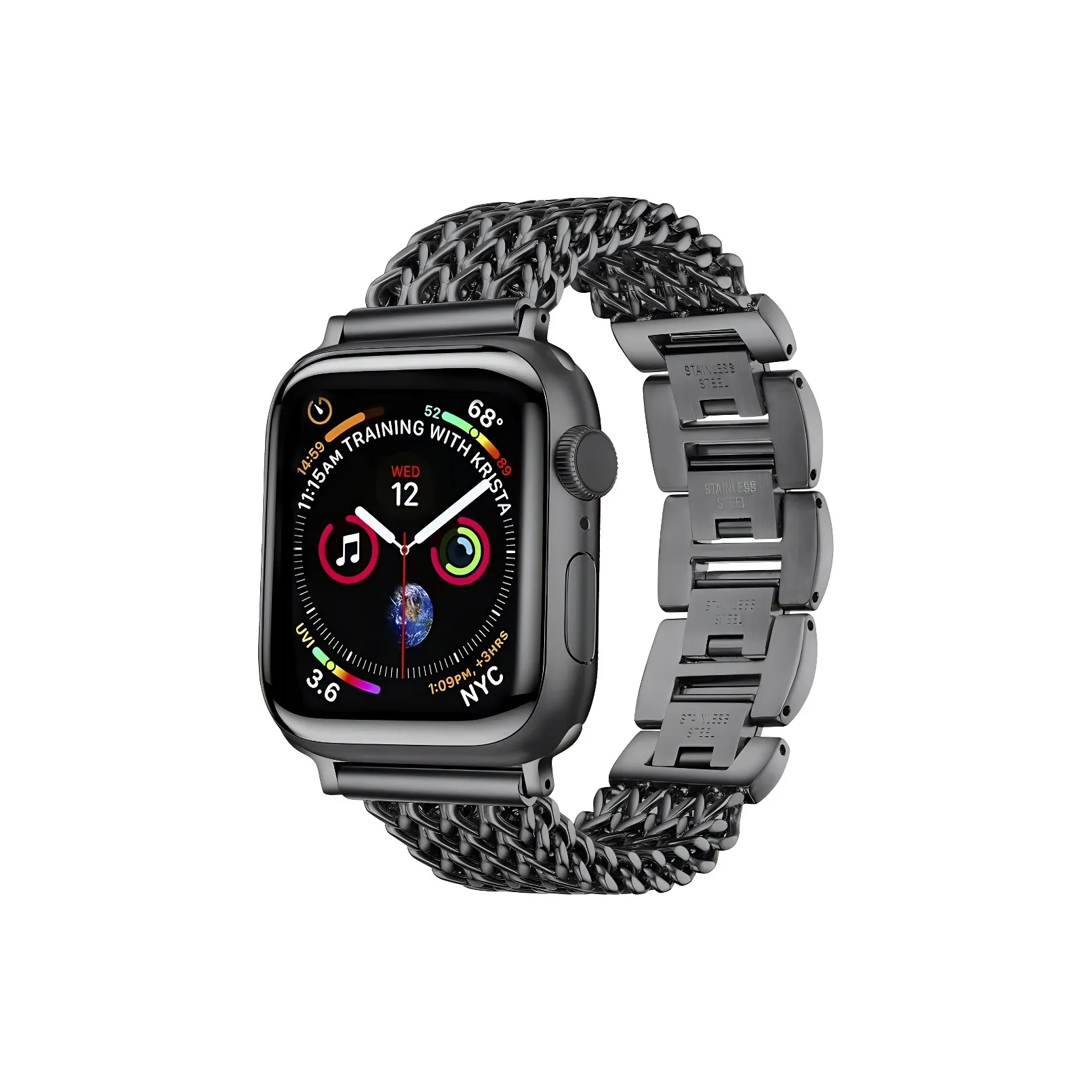 Wei Xin Ремень Apple Совместимость MADE OF Стальной