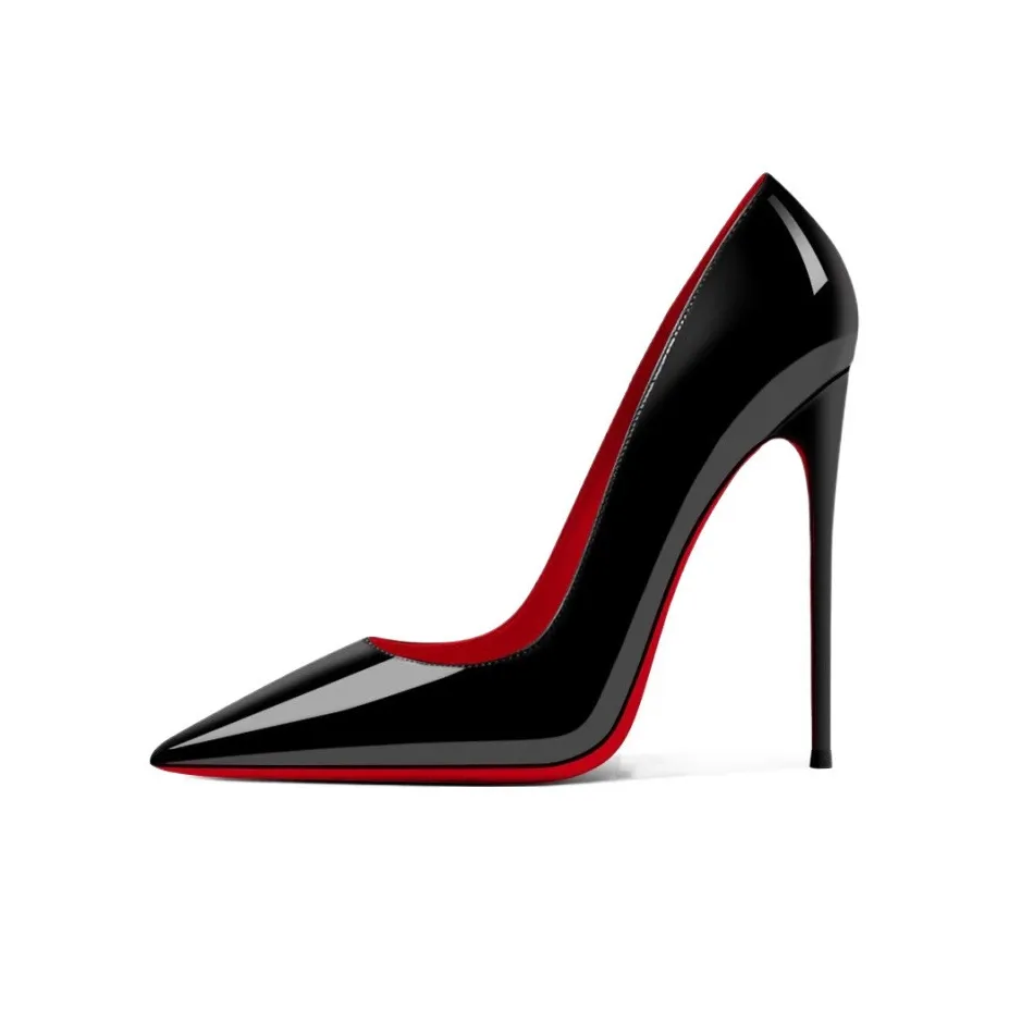 Beerus Узкий каблук Высокие каблуки Женские Черный Красный