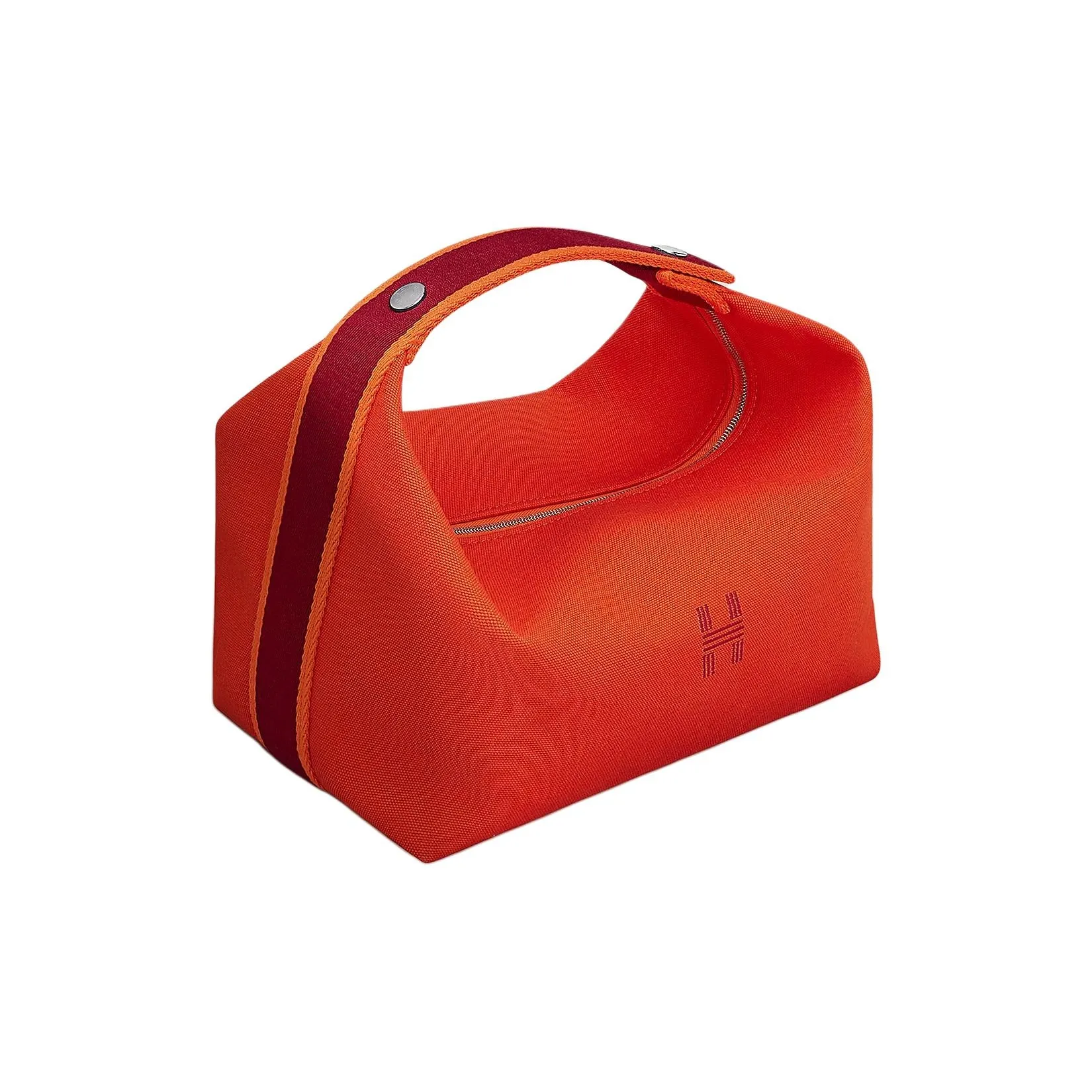 HERMES Bride a Brac Canvas Canvas Bag Portable Travel Bags Storage Bags Toiletry Bags Large Size Unisex