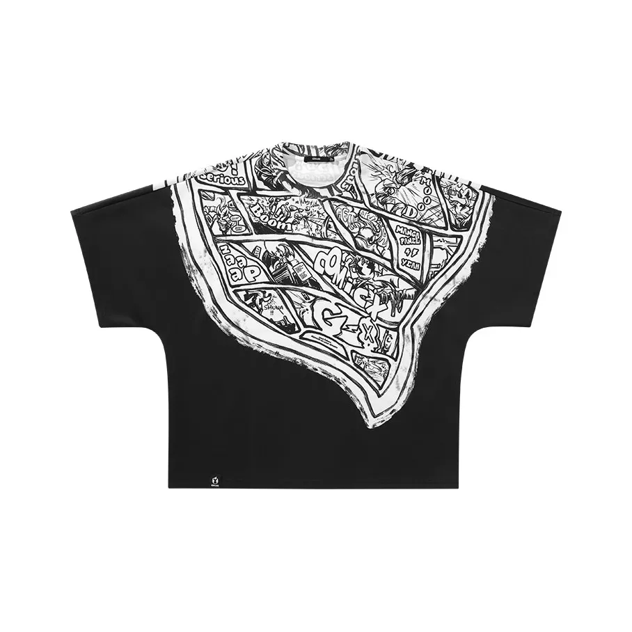 GENANX Черная унисекс футболка