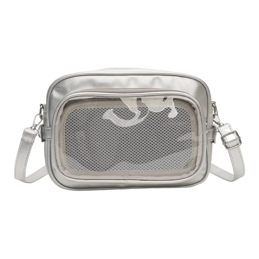 Single Warehouse ПУ (полиуретан) Итал-Сумка Стандартная Женская Белая Серебряная Черная Розовая Светло-Зеленая