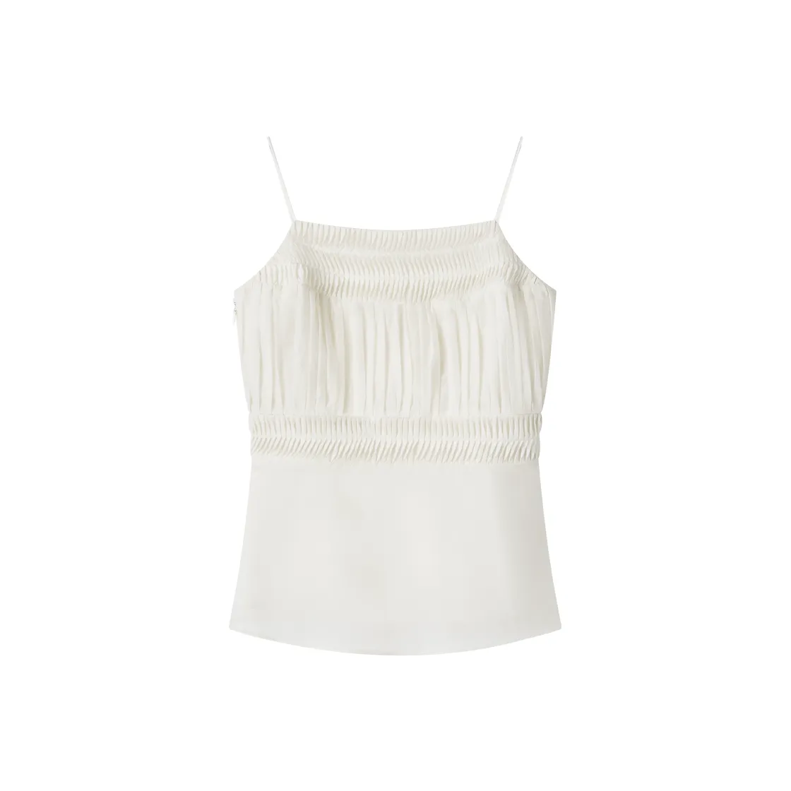 SHUXI Шелк Белый Женские Камисоли