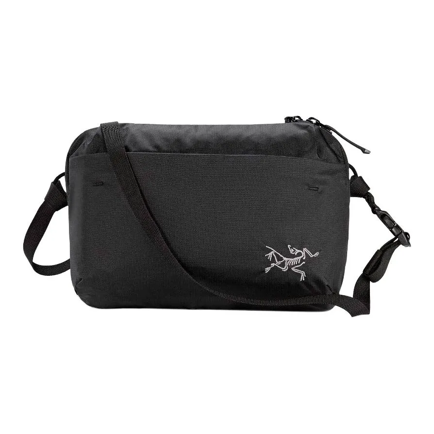 Arcteryx Nylon Shoulder Bag Crossbody Bag Unisex Black