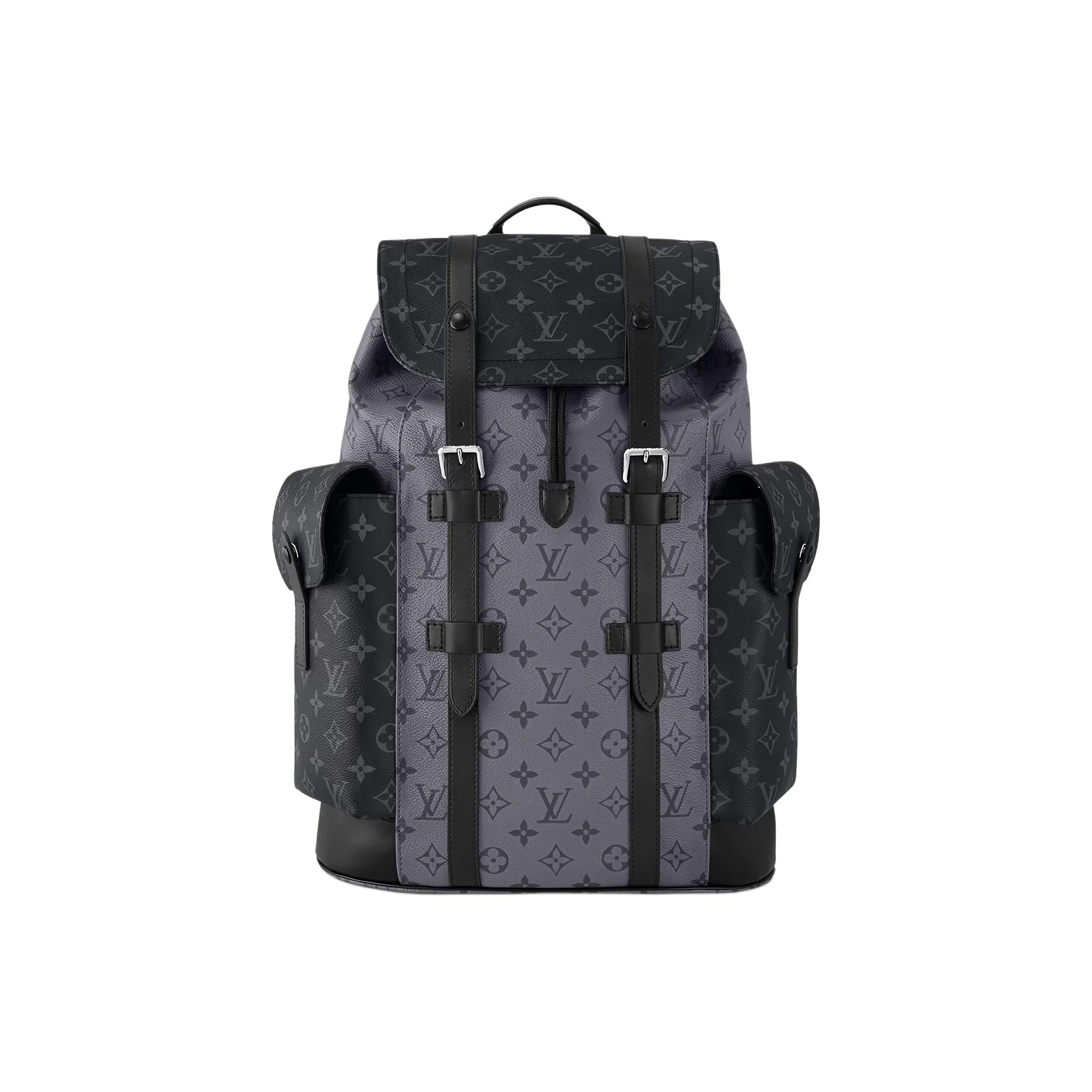LOUIS VUITTON Christopher Monogram Eclipse Reverse Pm Gray