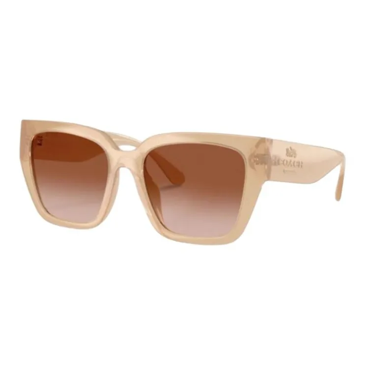 COACH Plastic Cat Eye Sunglasses Women's Ivory