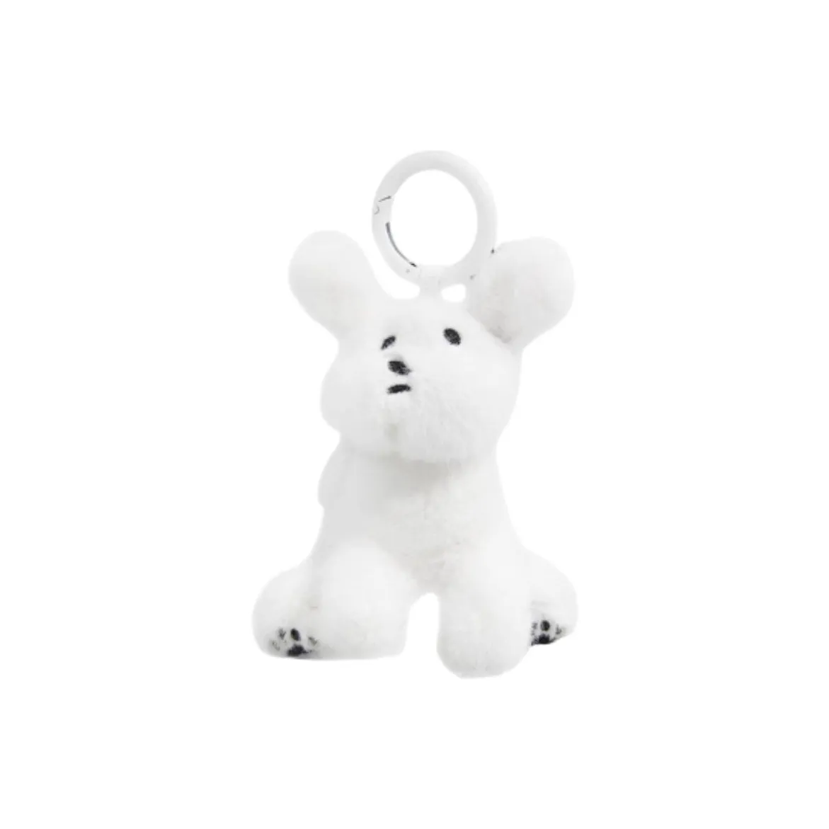 The Green Party Cartoon Cute Messy Щенок Куклы Плюшевый Брелок 10 см Рекомендуемая высота