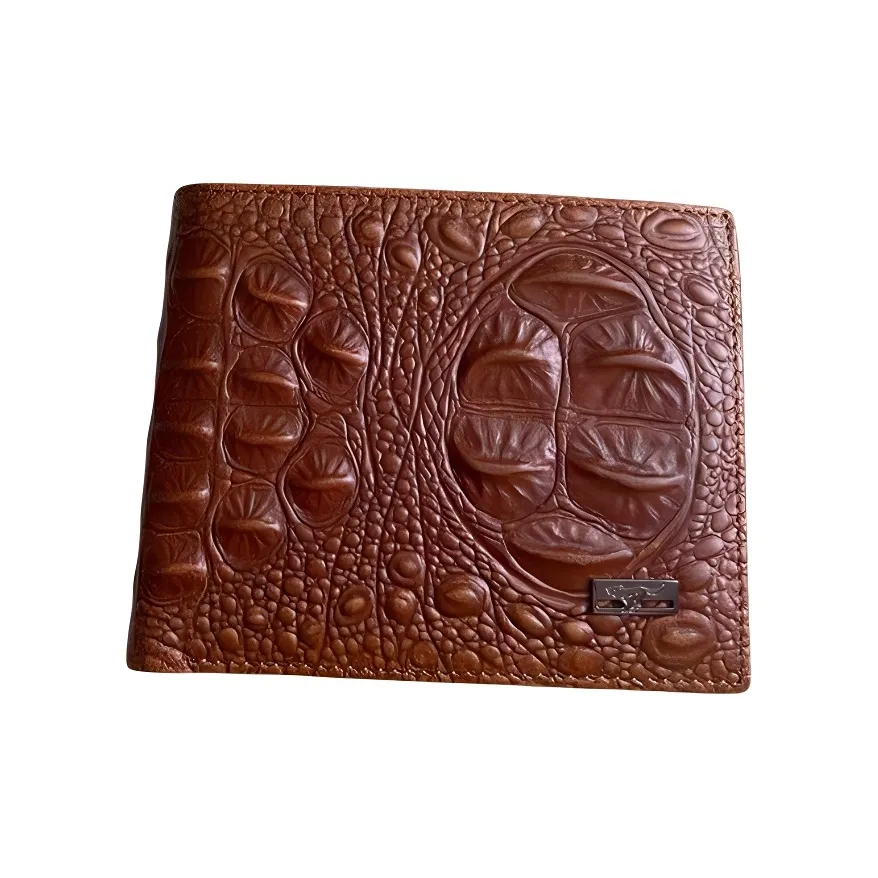 SEPTWOLVES Кошелек из коровьей кожи стандартный мужской оранжевый