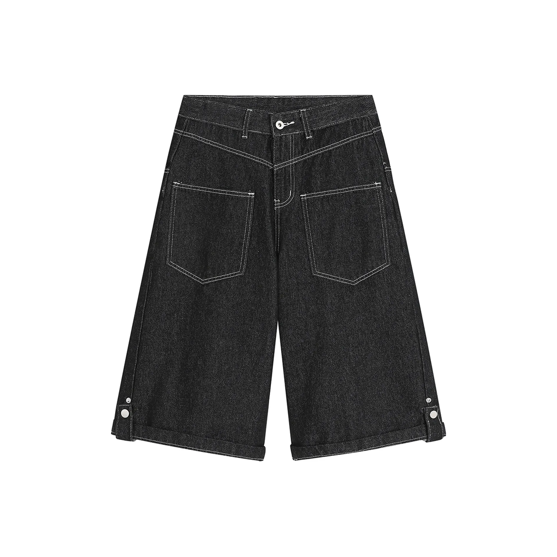 DOH STORE Оригинальные черные джинсовые шорты унисекс из денима