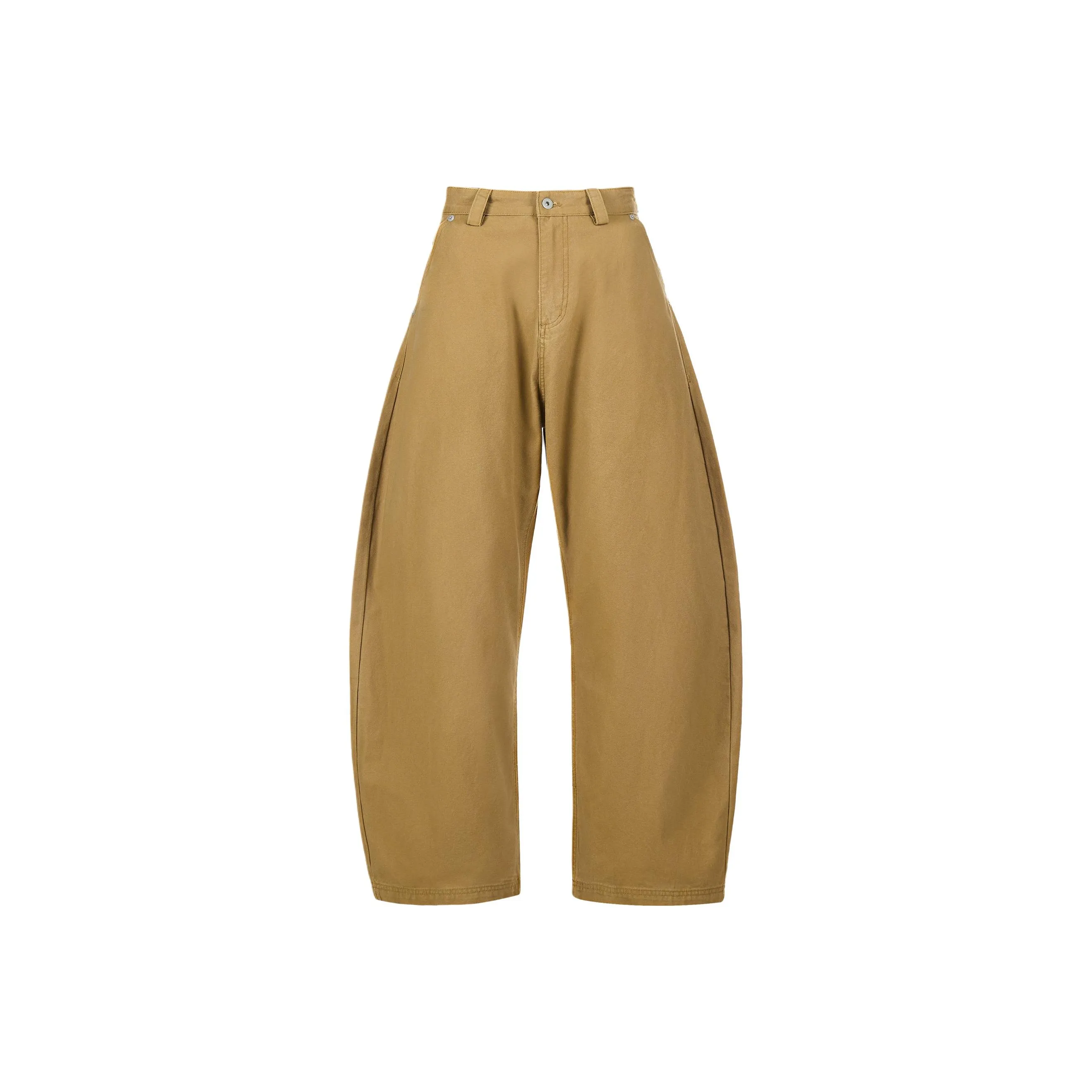 PEOPLESENSE Коричневые унисекс повседневные брюки