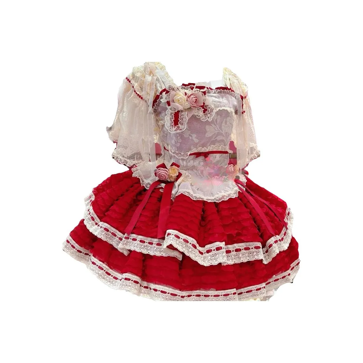 BIFH Платье + Шаль Женские Лолита Платья