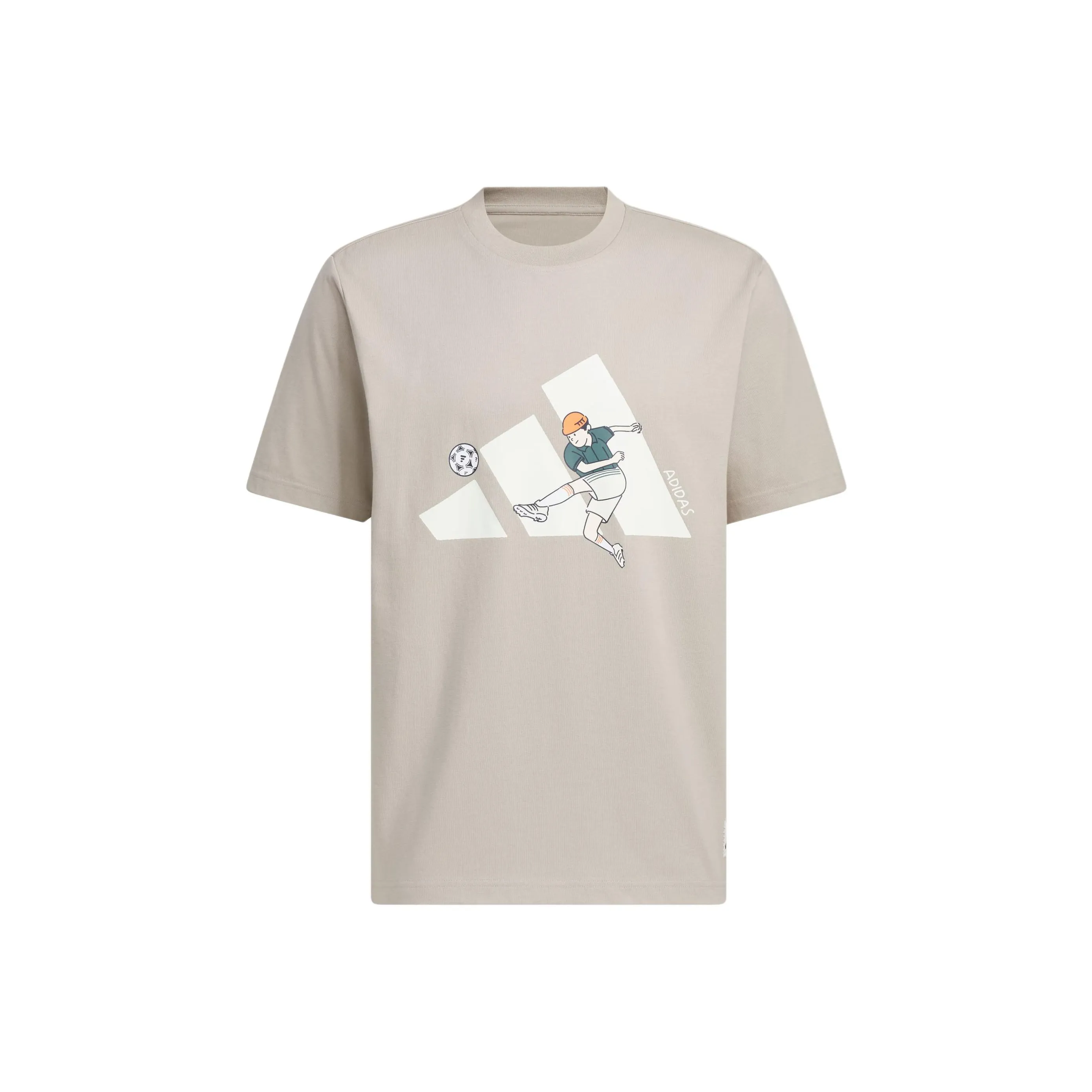 Adidas Football Спортивная графическая футболка T-Shirt Мужская