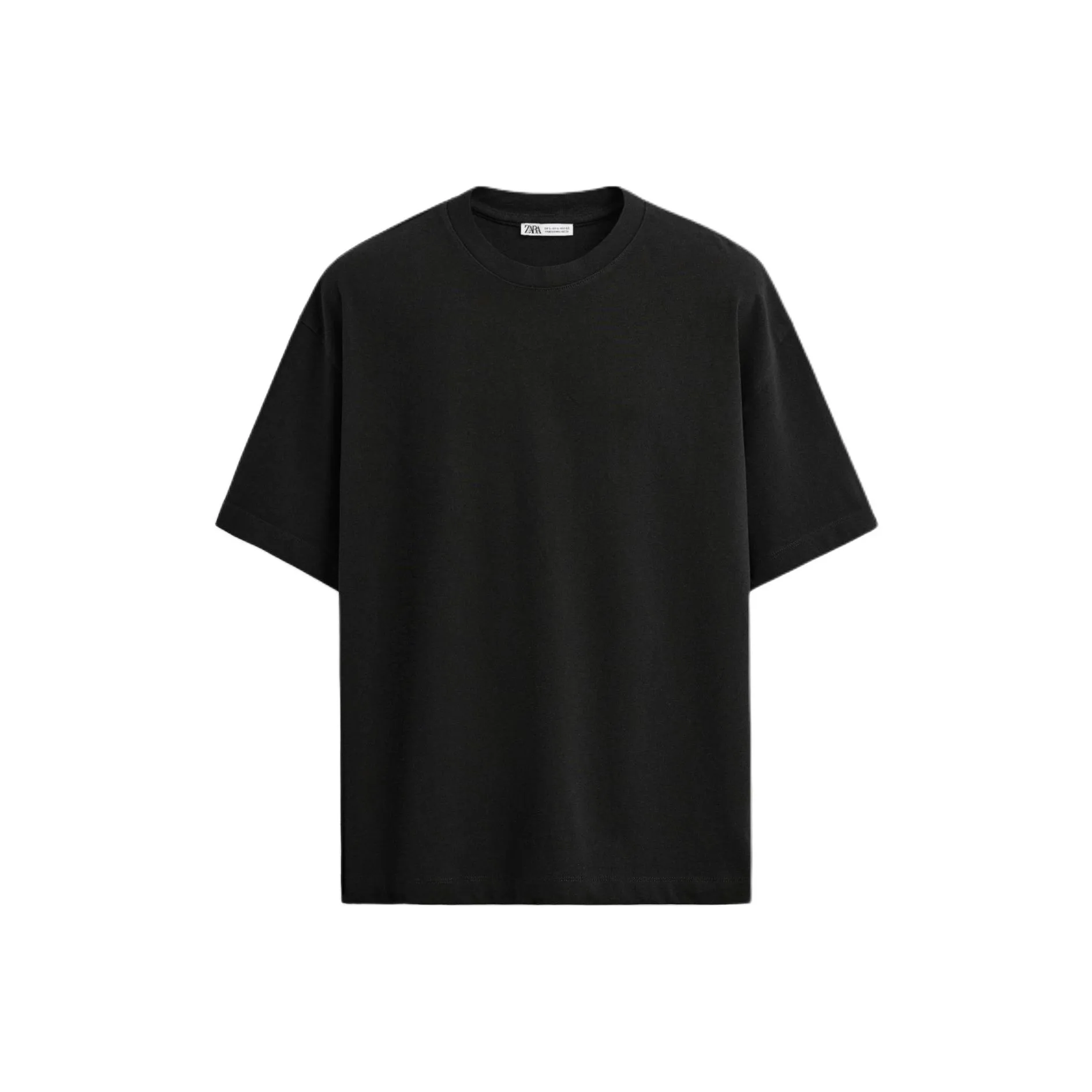 ZARA Мужские черные T-рубашки