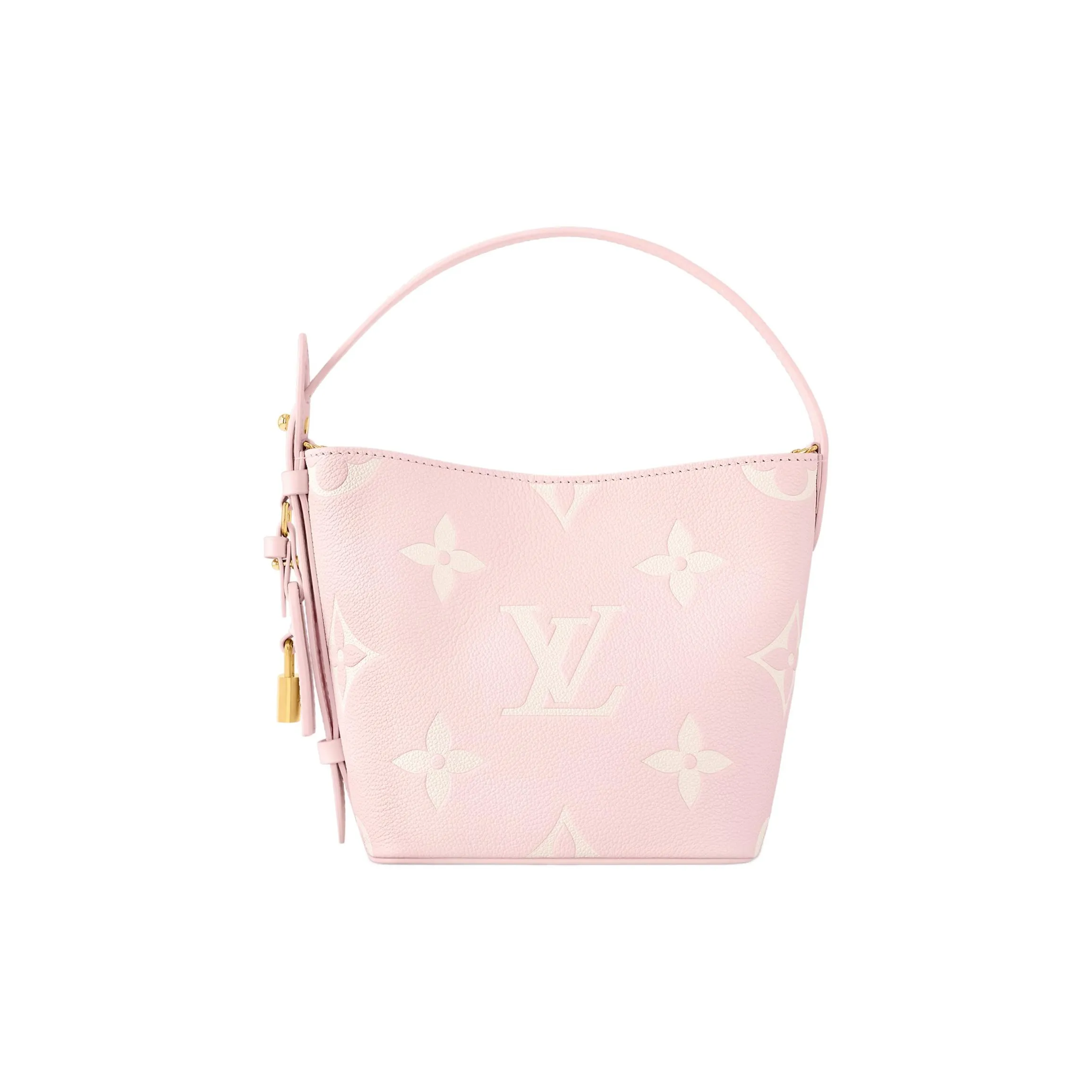 LOUIS VUITTON All In BB Calfskin Bucket Bag Handbag Women's Cherry Blossom Pink