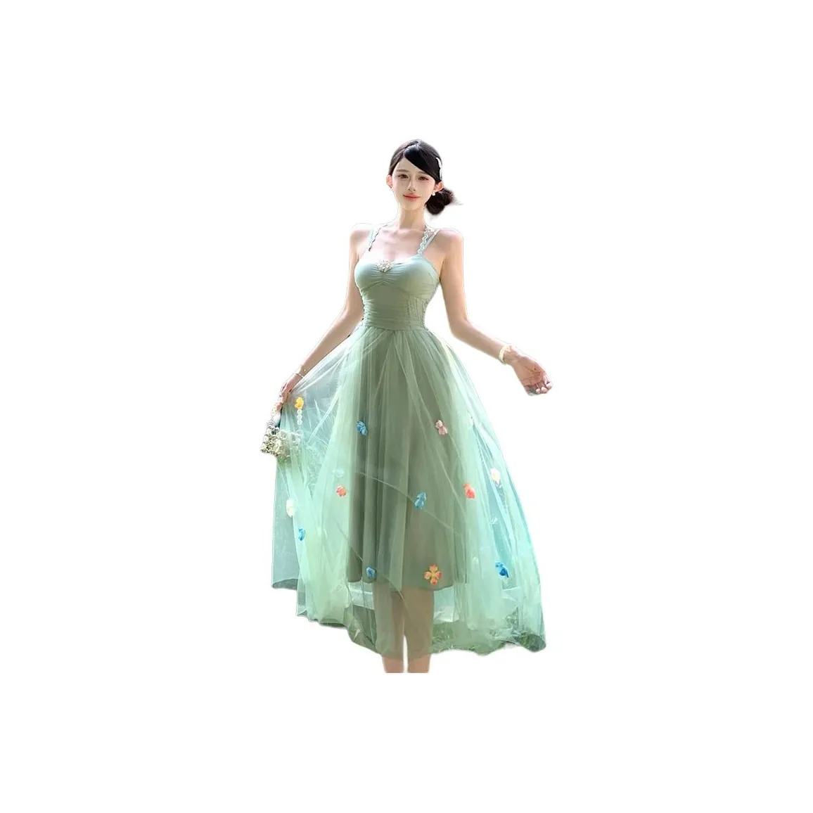 HTHK Зеленый Женские Слиплатья