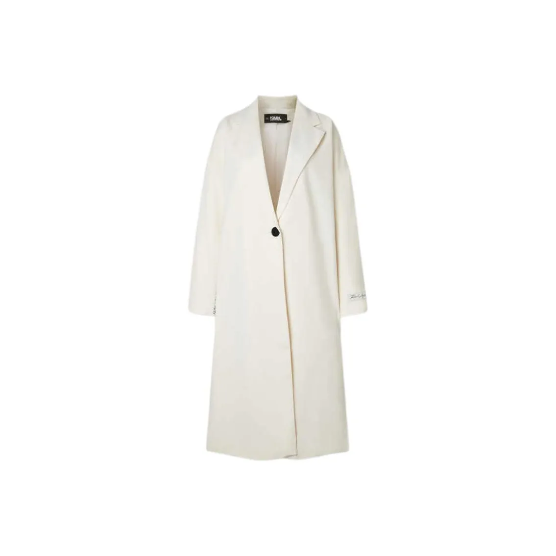 KARL LAGERFELD / Karl Lagerfeld Jeans Экрю Женское Пальто