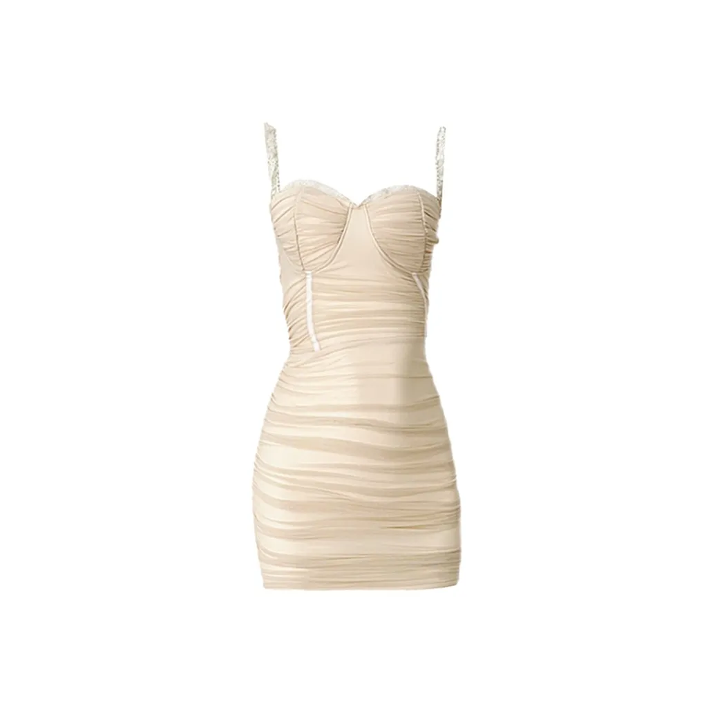 HUINIAN Абрикос Женские Слиплатья