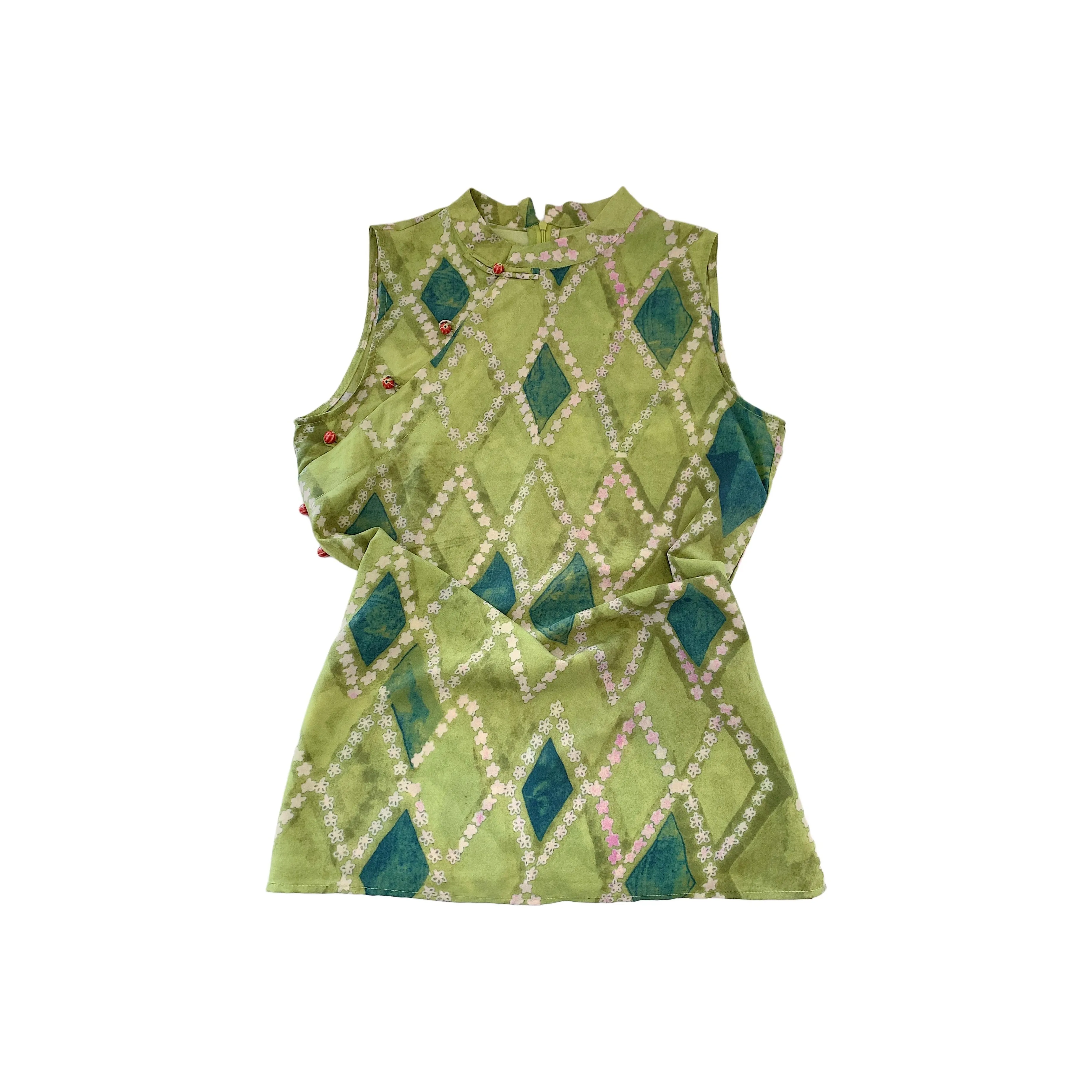 OUBO Зеленые Женские Майки