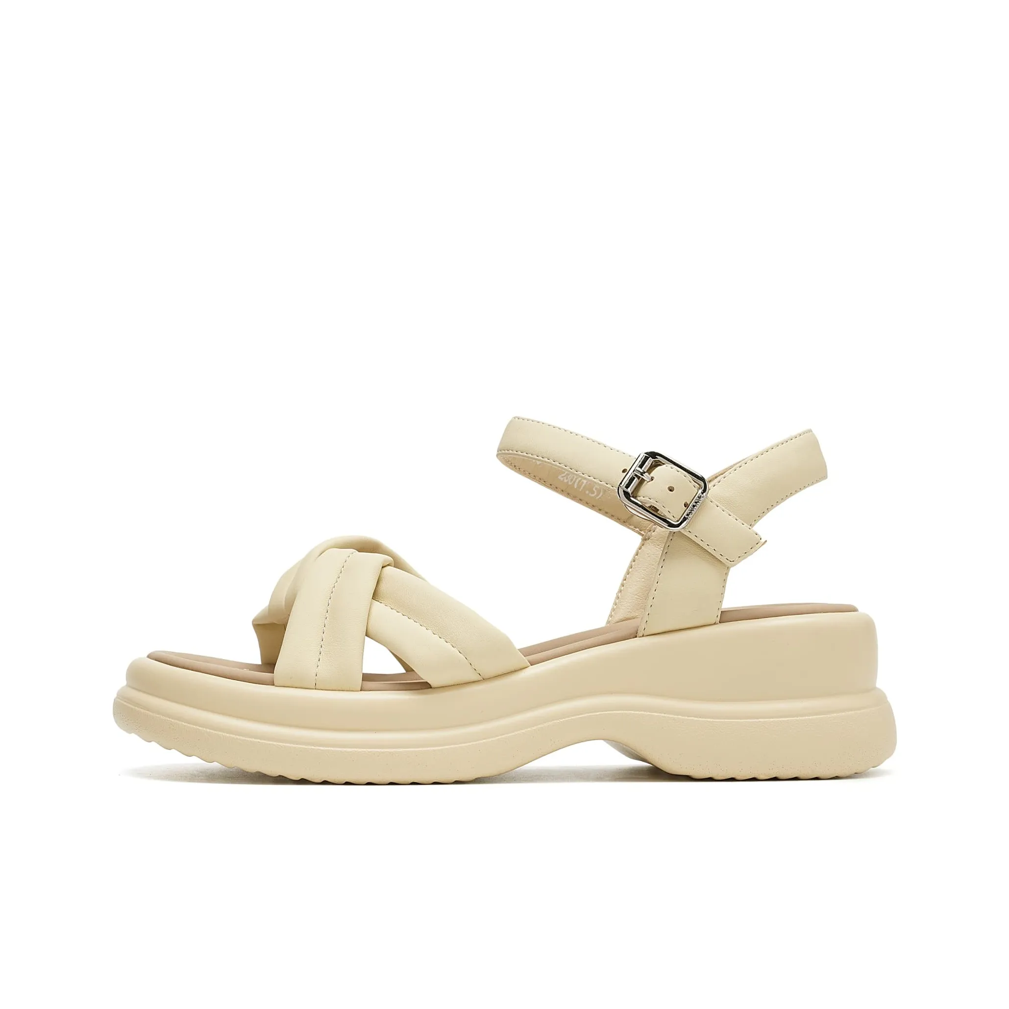 AOKANG One Ремешок Сандалии Женские Желтые