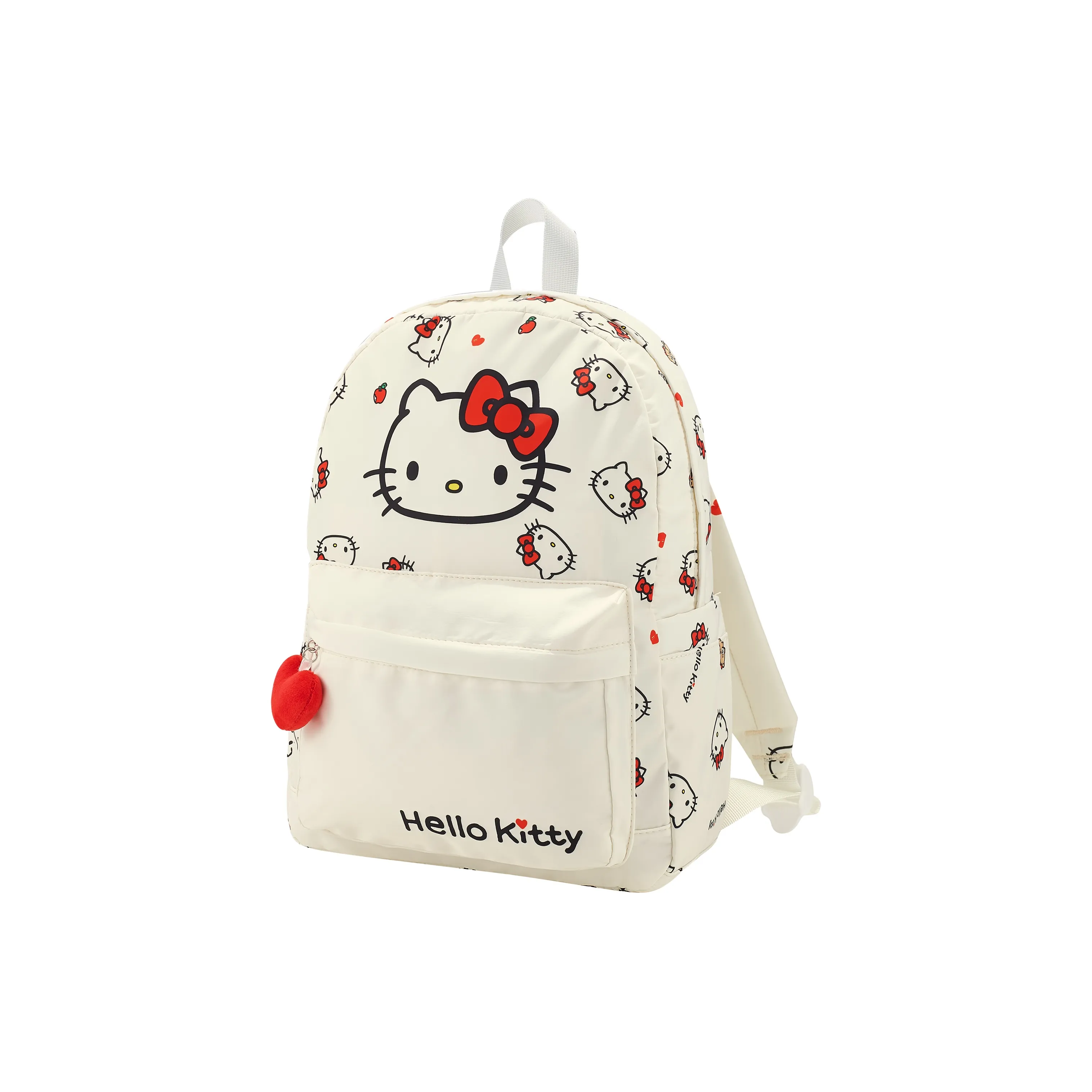 Sanrio Hello Kitty Polyester Cotton Blend Backpack Women's Ecru
