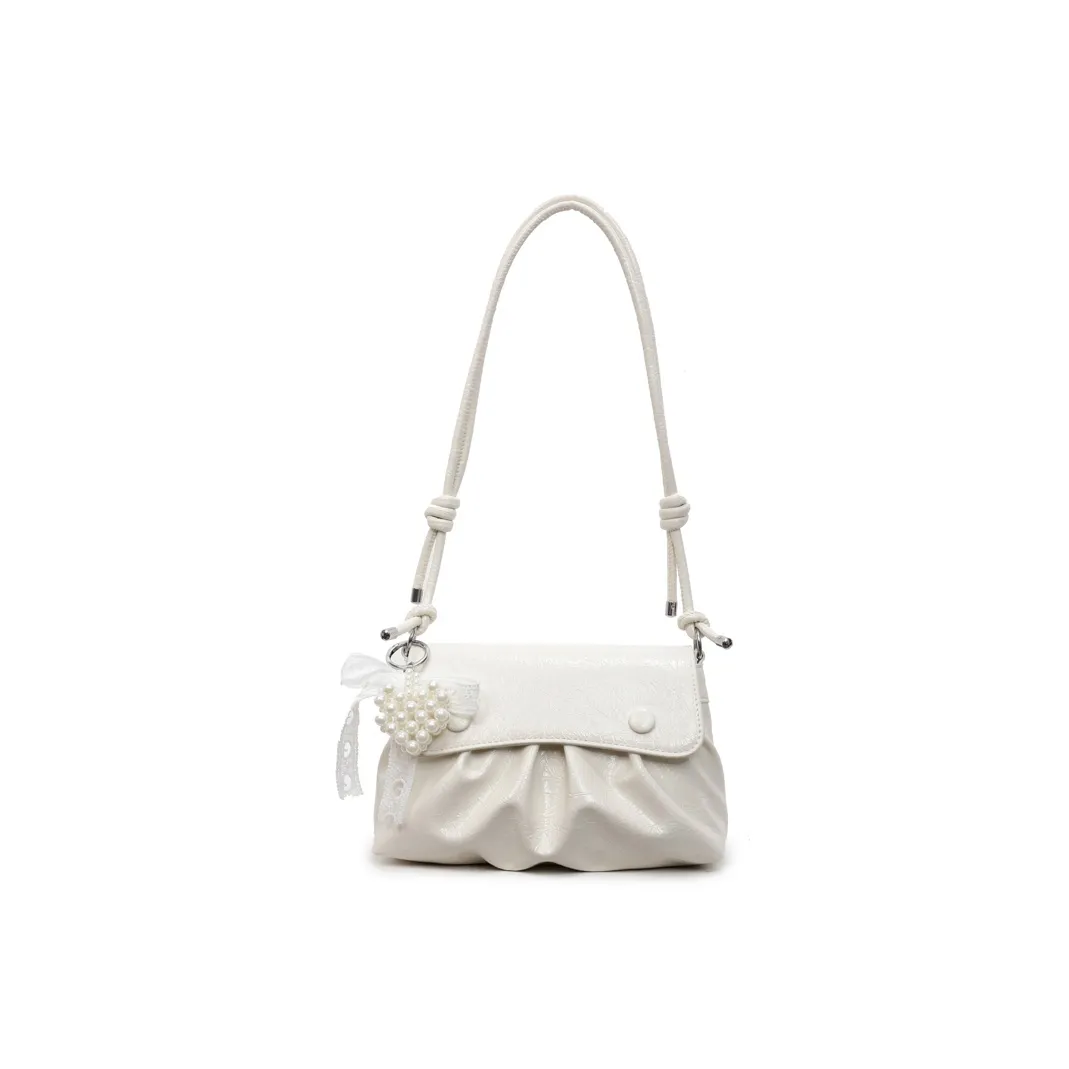 Single Warehouse ПУ (полиуретан) Сумка через плечо Стандартная Женская Желтый Экрю Серебристый Черный