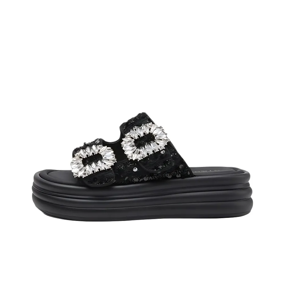 ST SAT Блестки Стразы Устойчивые к Износу Слипоны Женские