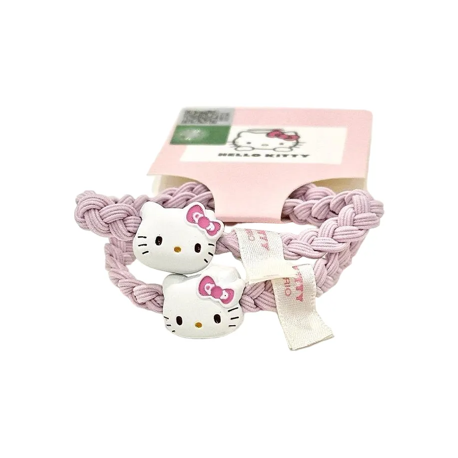 Sanrio Katy Cat Cinnamoroll Сплав Резинки-спирали для волос Женские