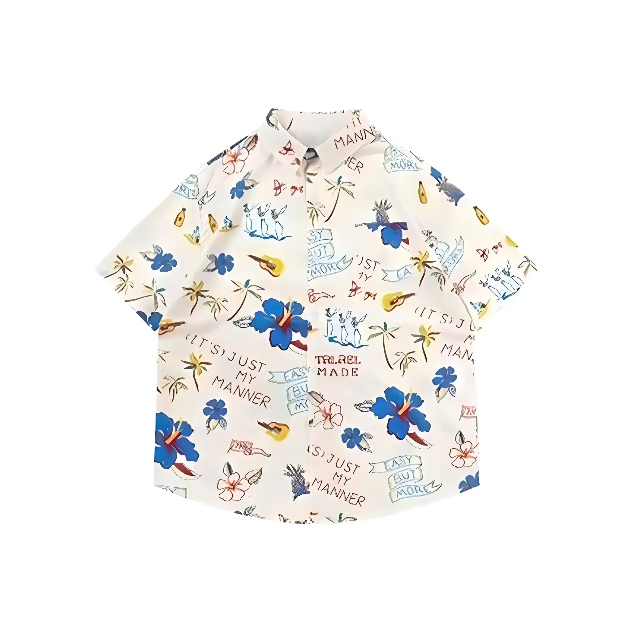 NEVER RULE Бежево-абрикосовый Унисекс Рубашки