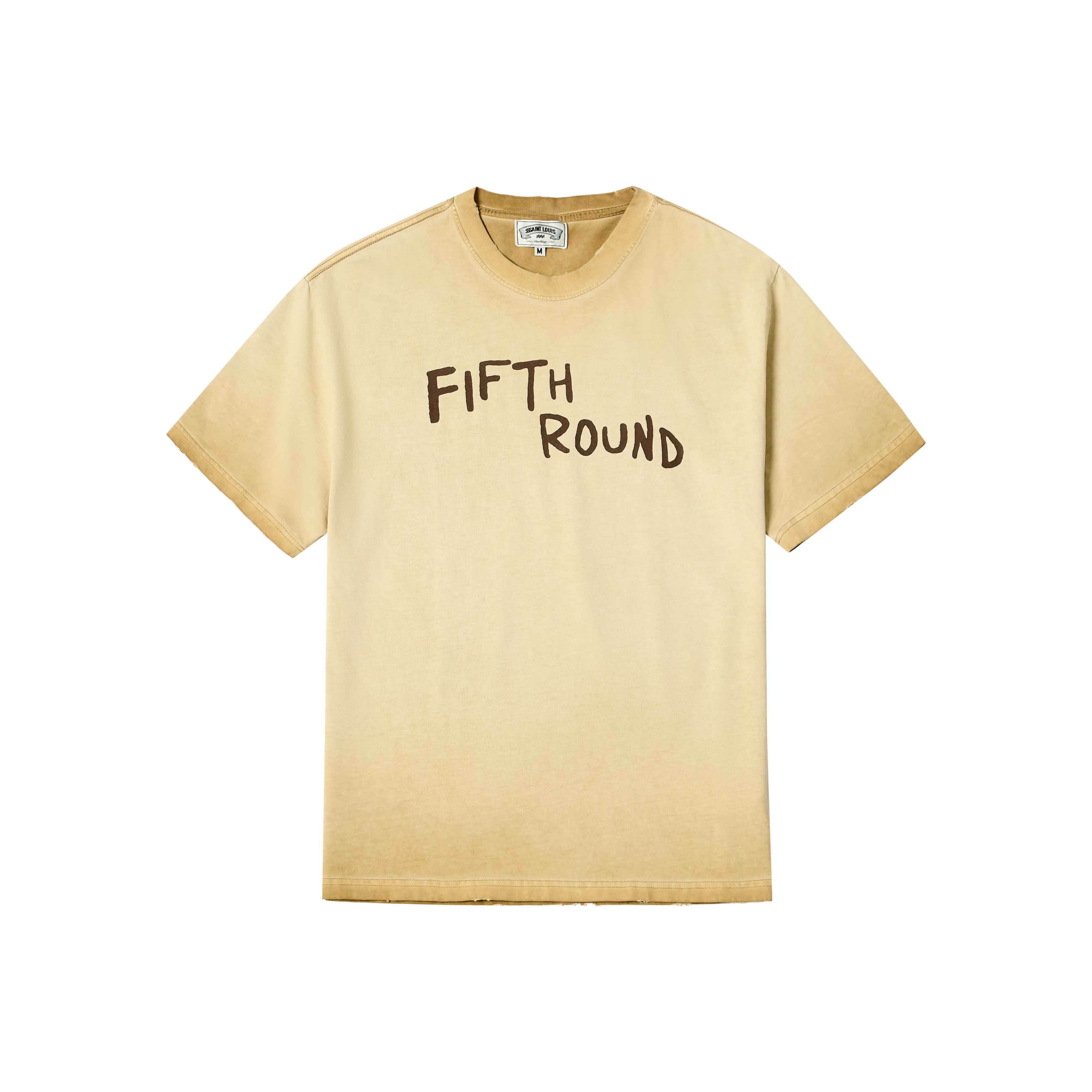 SSSAINT LOUIS Коричневая унисекс футболка