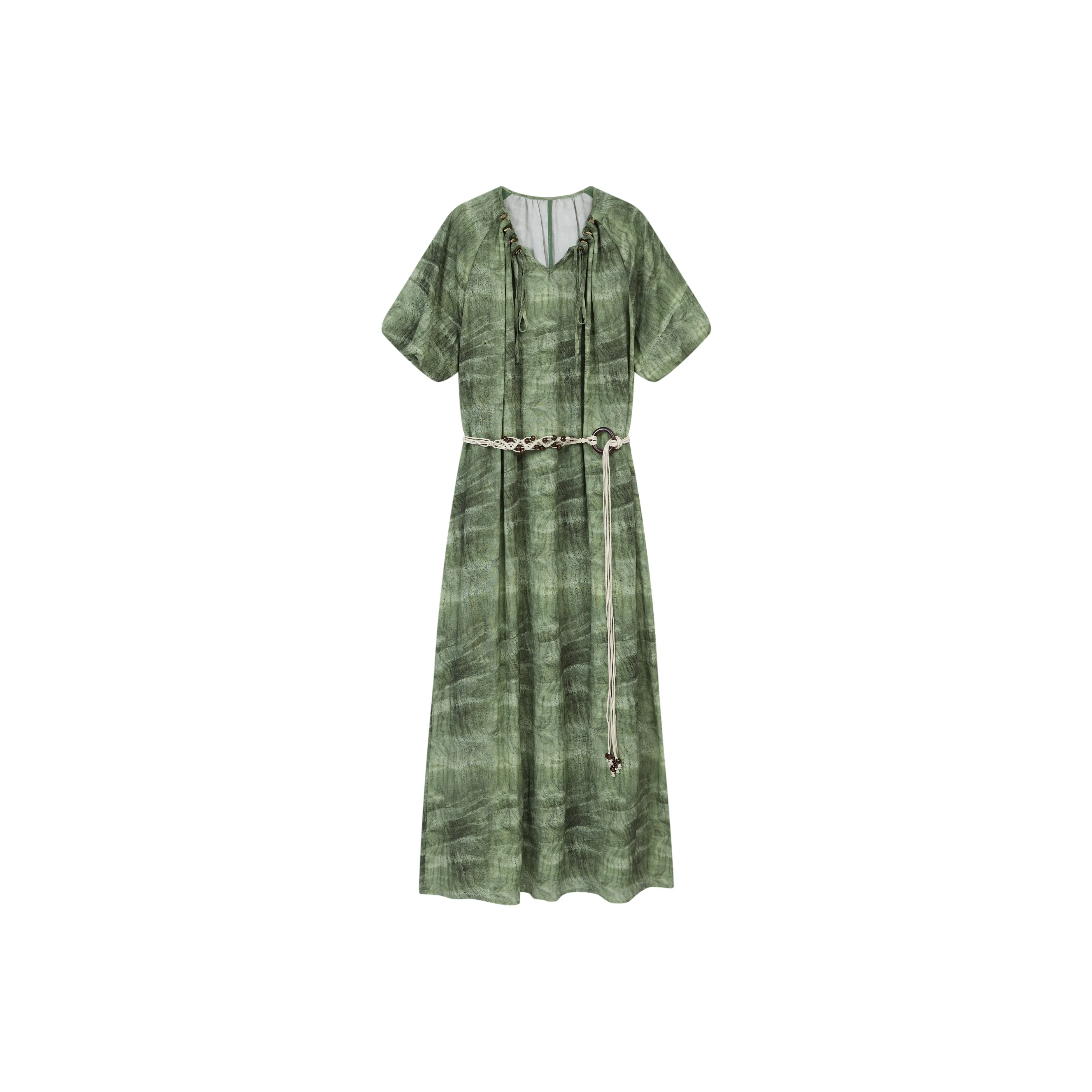 SANJIHEIHUA Короткий рукав Платье Женское