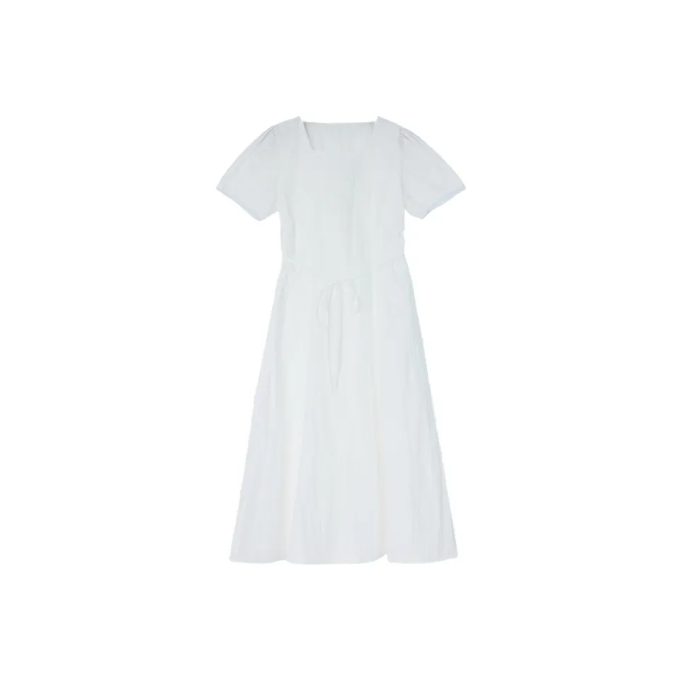 Розовое короткое платье с короткими рукавами женское