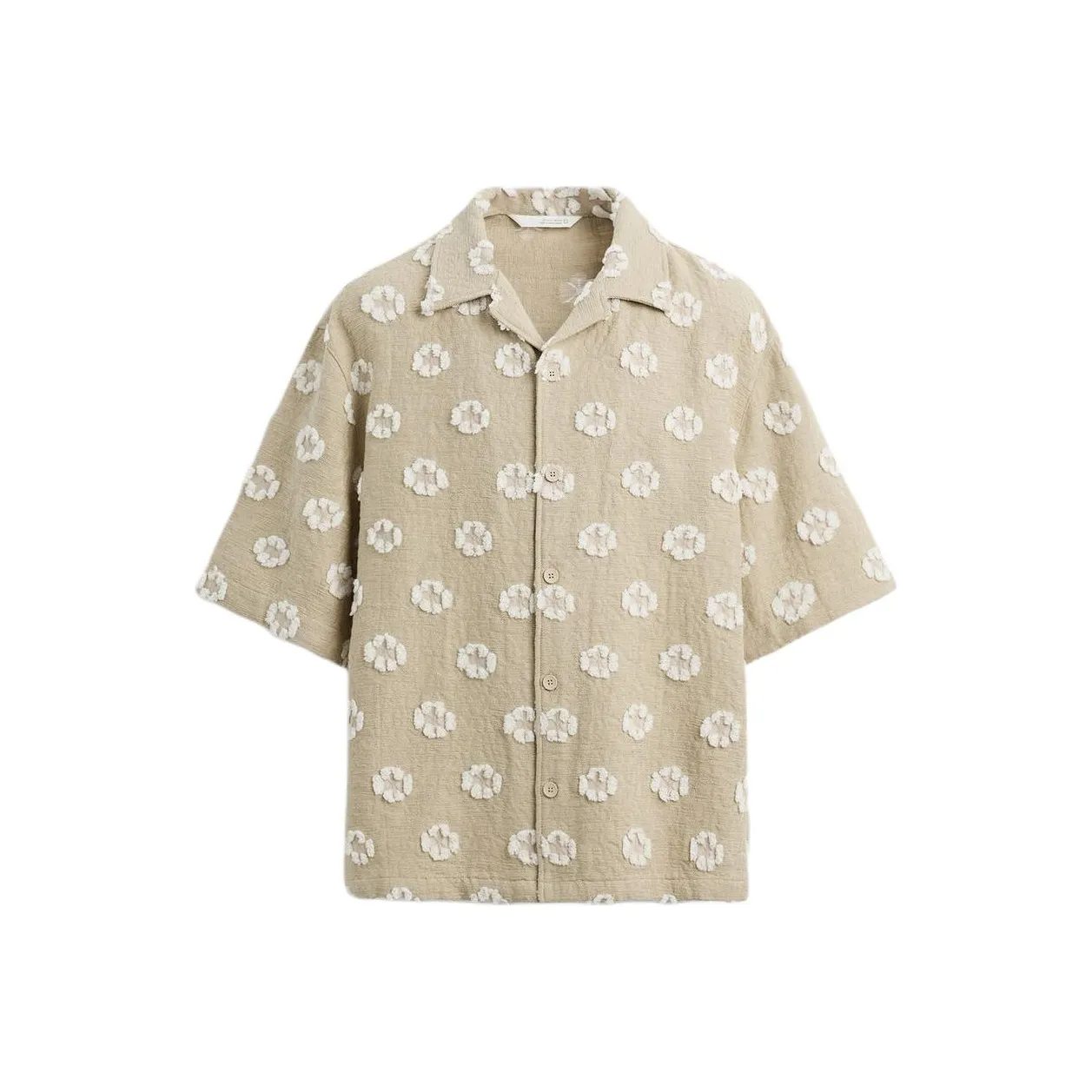 ZARA Бежевые Мужские Рубашки