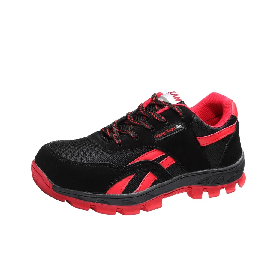 K KANGXUANAN Slip-resistant Abrasion-resistant Low Top Streetwear Унисекс Черный Красный