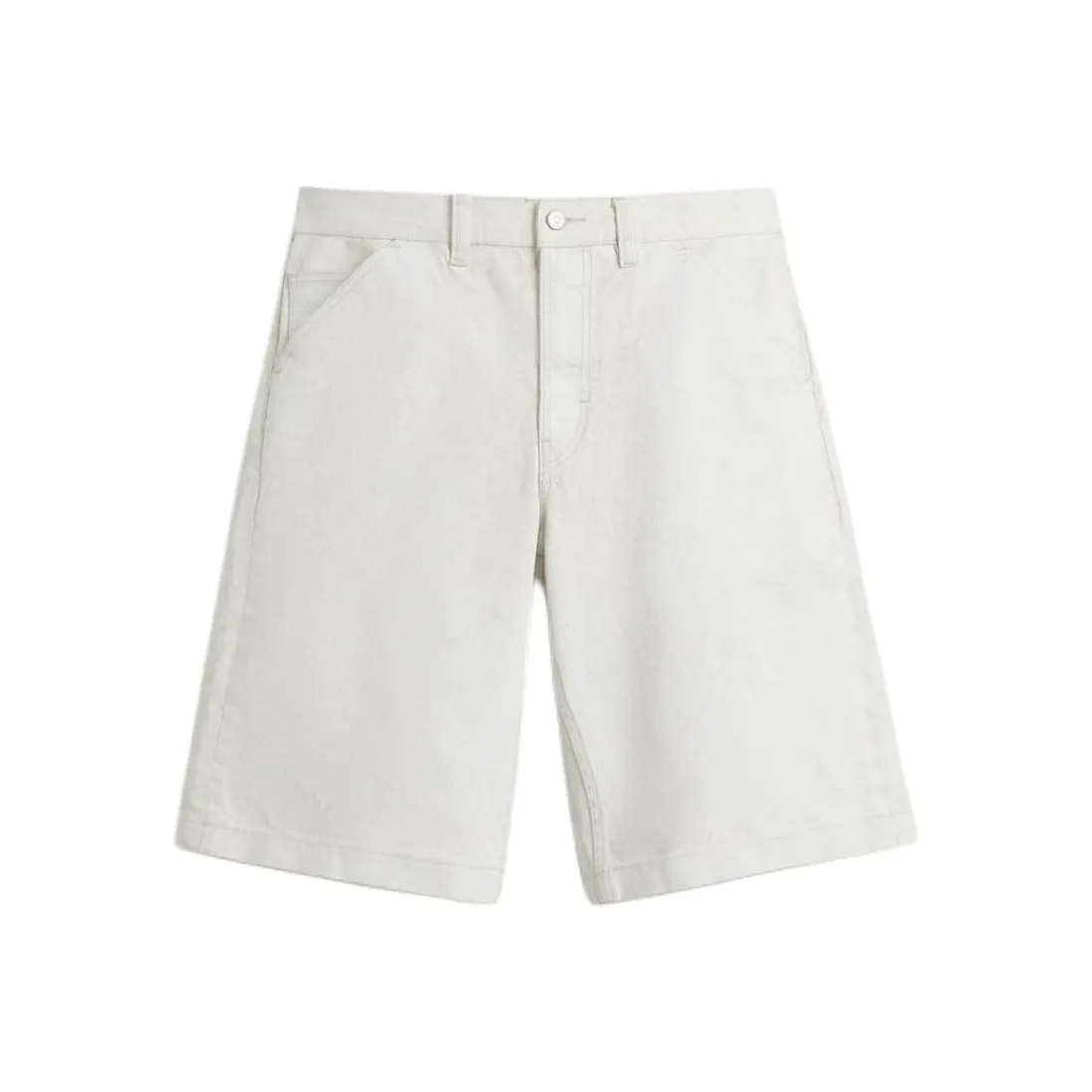 ZARA Белые Мужские Джинсовые Шорты