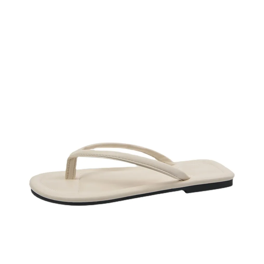 TAFN Износостойкие шлепанцы женские цвет экрю