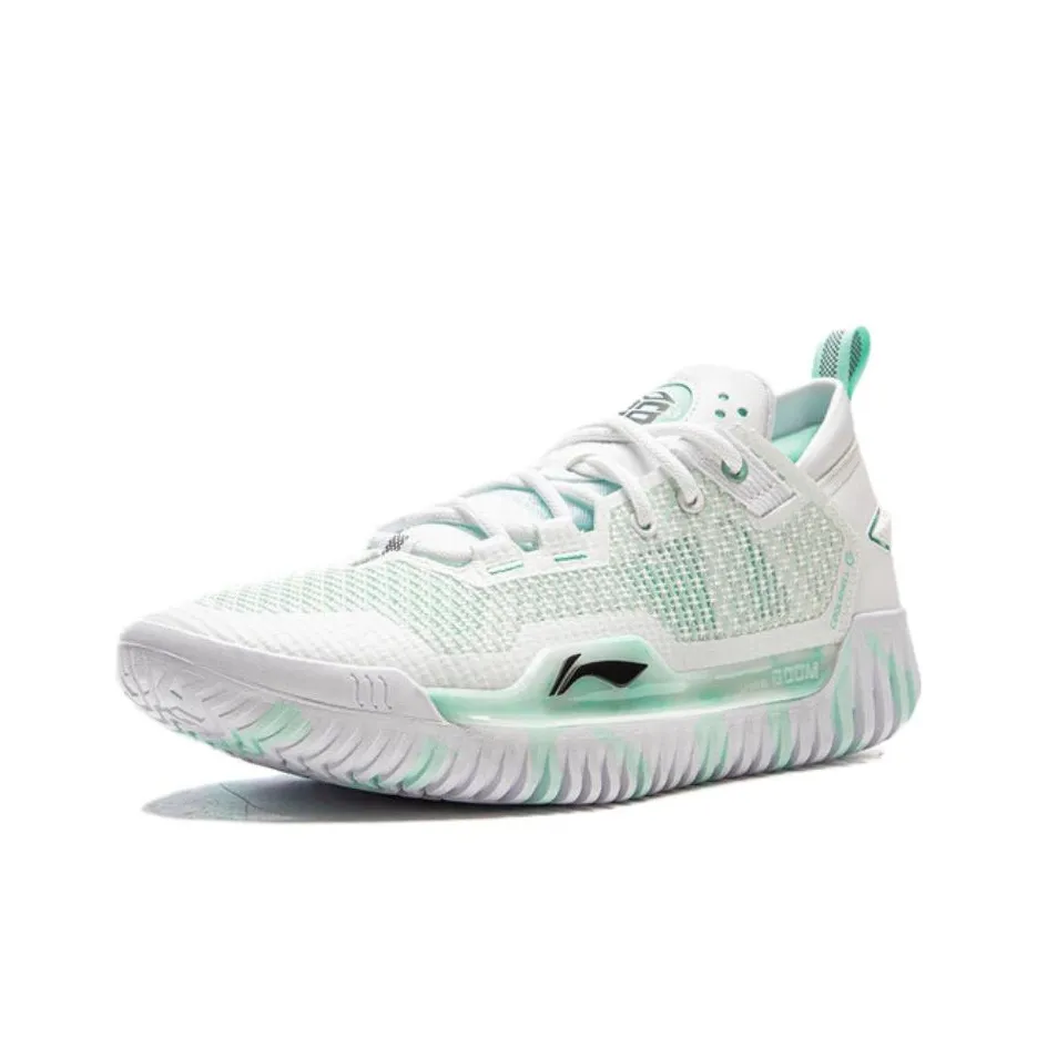 LINING Anti 5 Low Амортизация Износостойкий Низкий Топ Баскетбольные Кроссовки Мужские Стандартные Белые