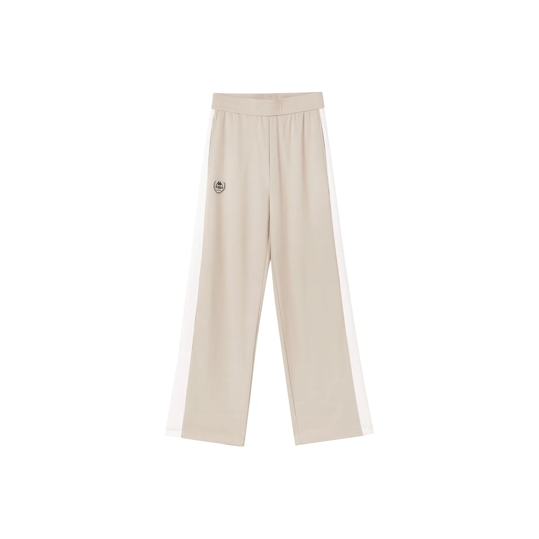Kappa Sports Loose Fit Casual Pants Cooling Slim Fit Skin Friendly Breathable Knitted Pants Women's Milk Coffee