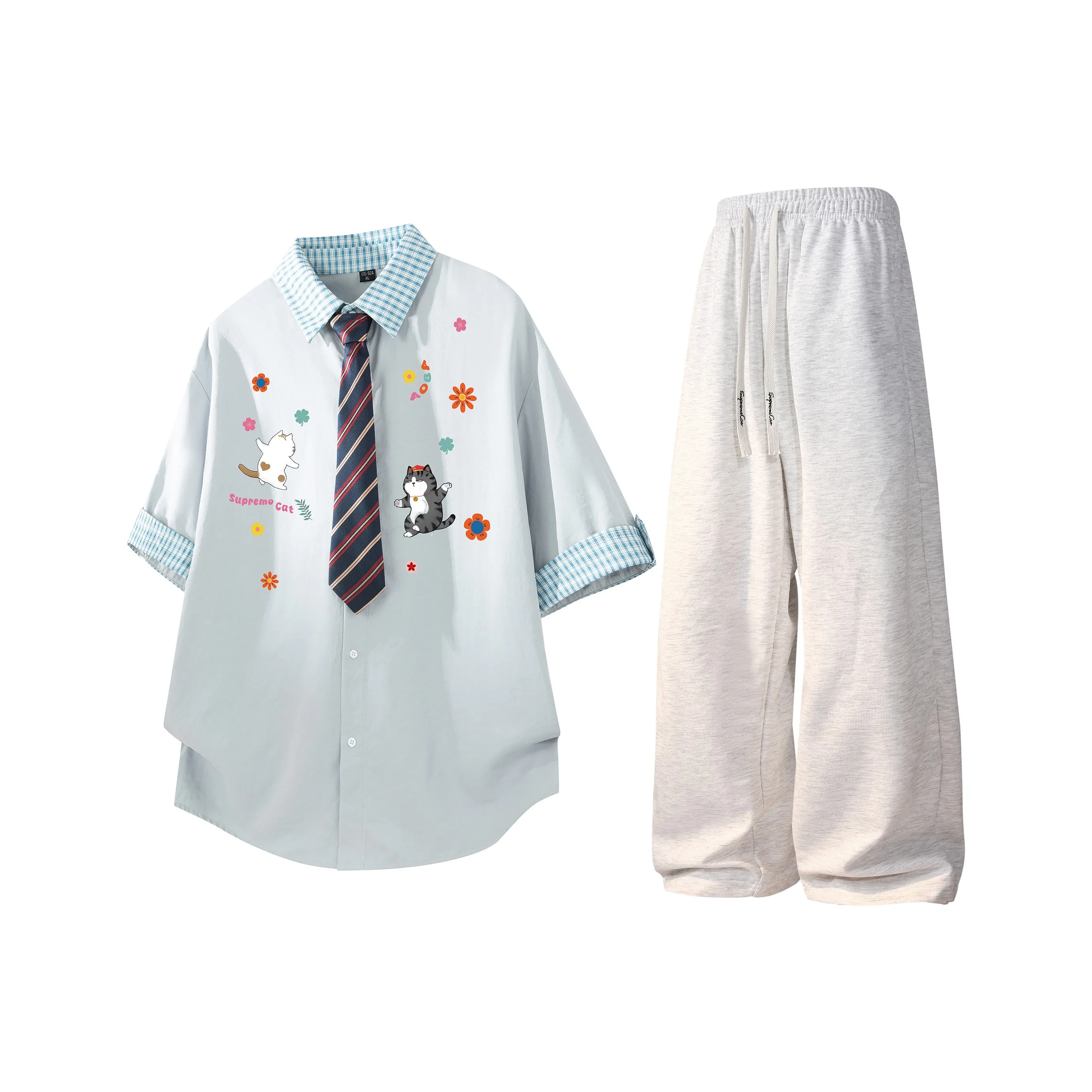 Supremo Cat Комплект Рубашка Matching Унисекс