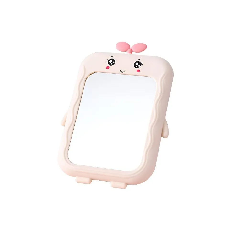 YUNNA Девичий Сердце Зеркало для макияжа Dorm Cartoon Cute Портативное Зеркало для макияжа Принцесса Домашние инструменты для макияжа