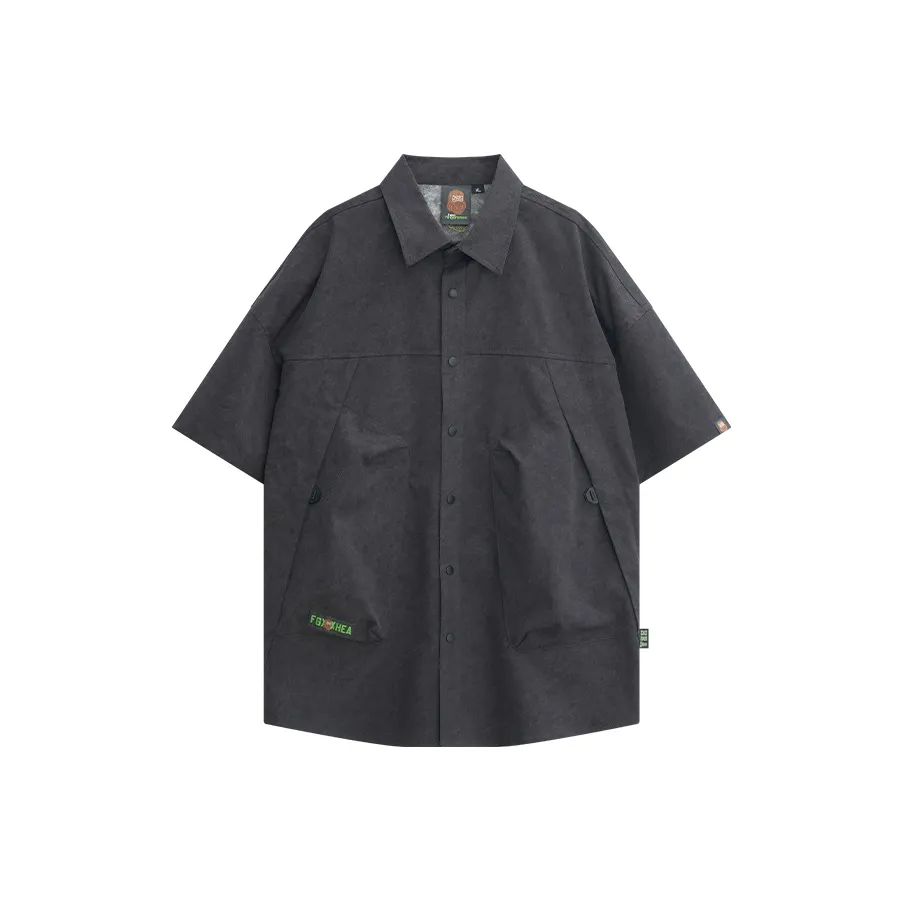 HEA x Fingercrox Короткий рукав рубашка унисекс