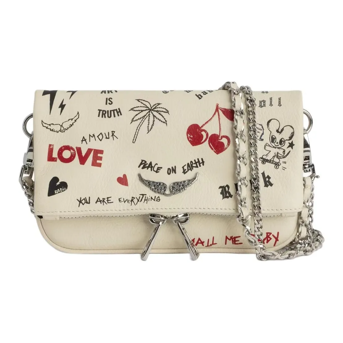 Zadig&Voltaire Rock Nano Love Tag Mini Bag