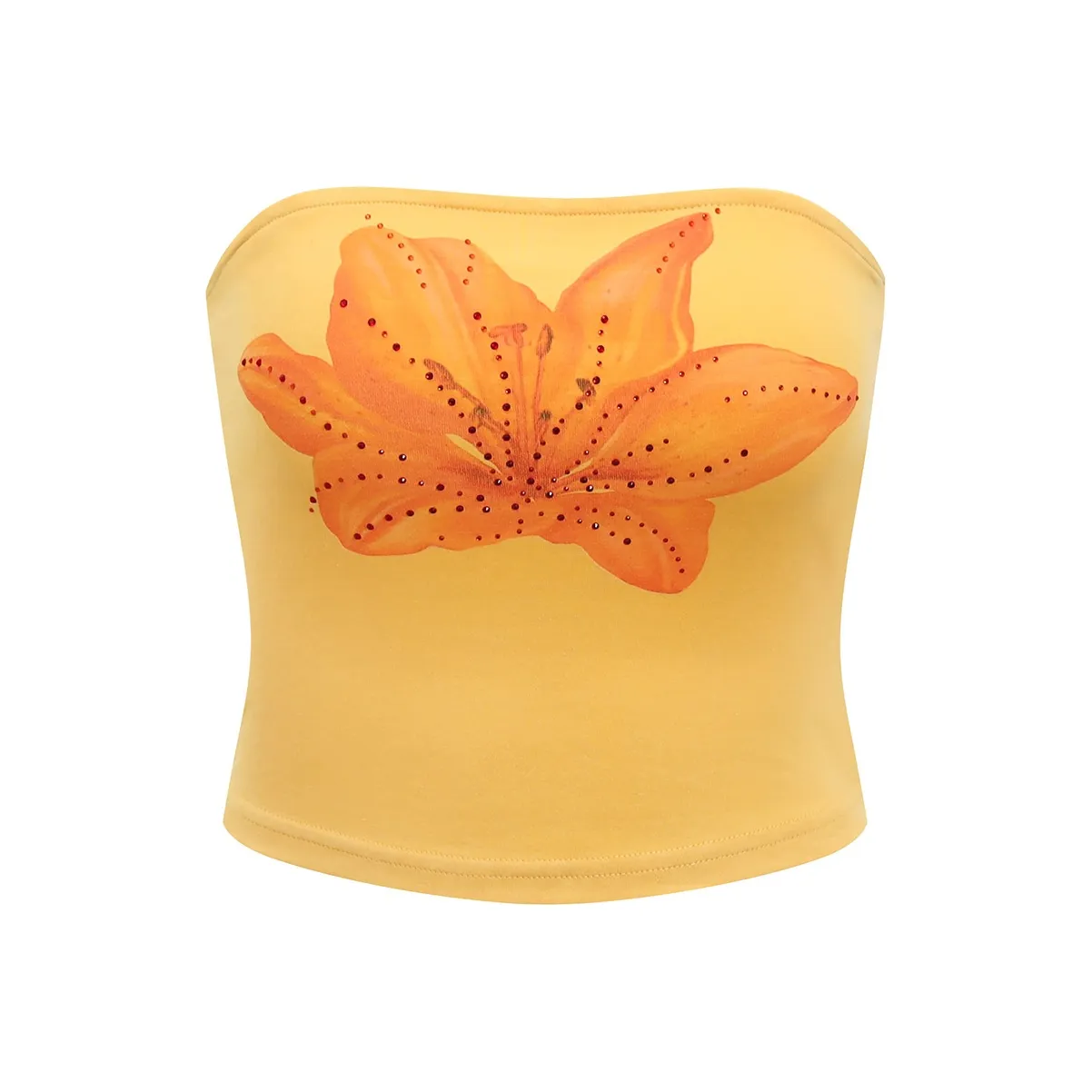 Ariseism Желтые Женские Топы без бретелек