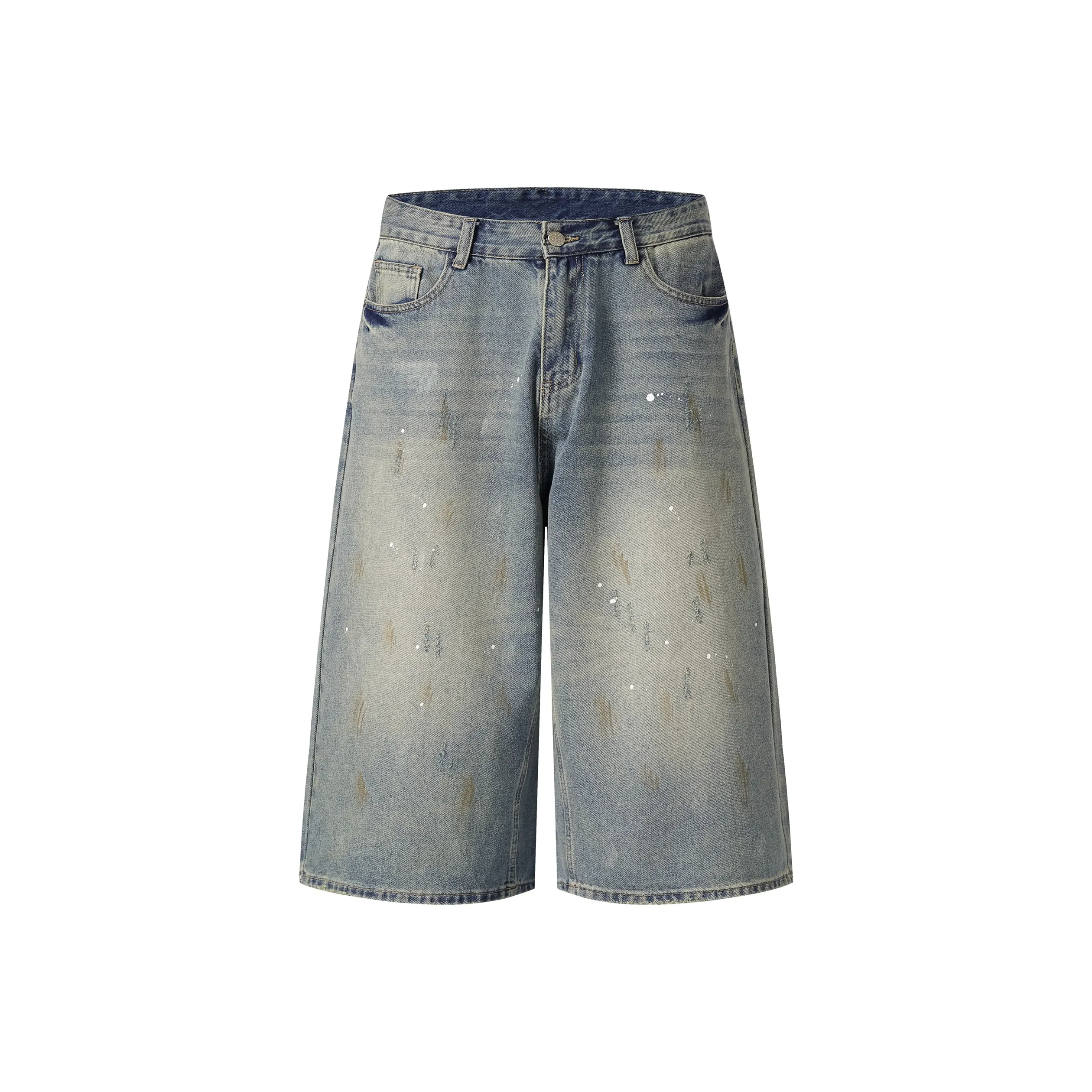 MEXISHION Ностальгический синий Унисекс Джинсовые шорты